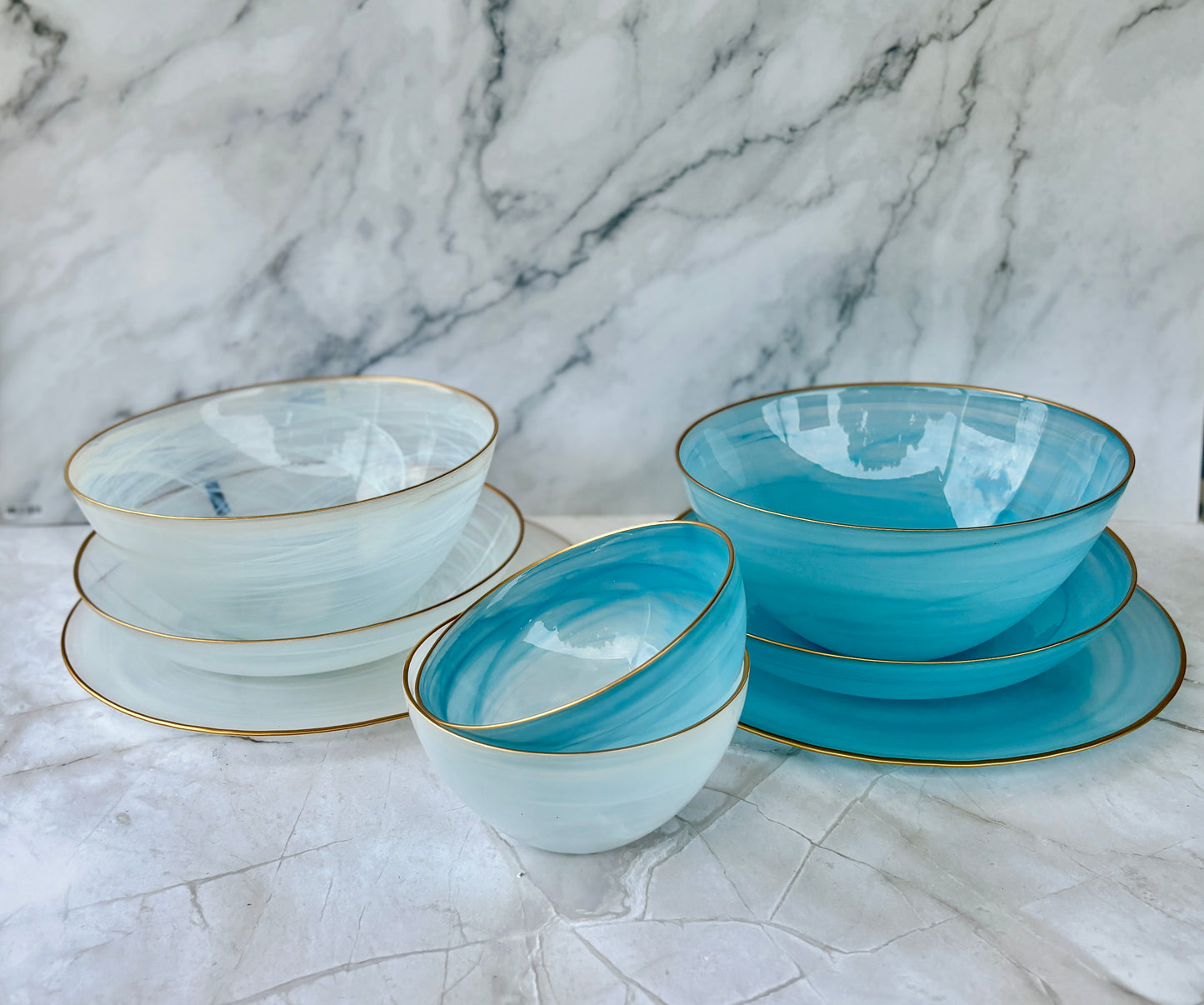 Ismay Blue Serving Bowl