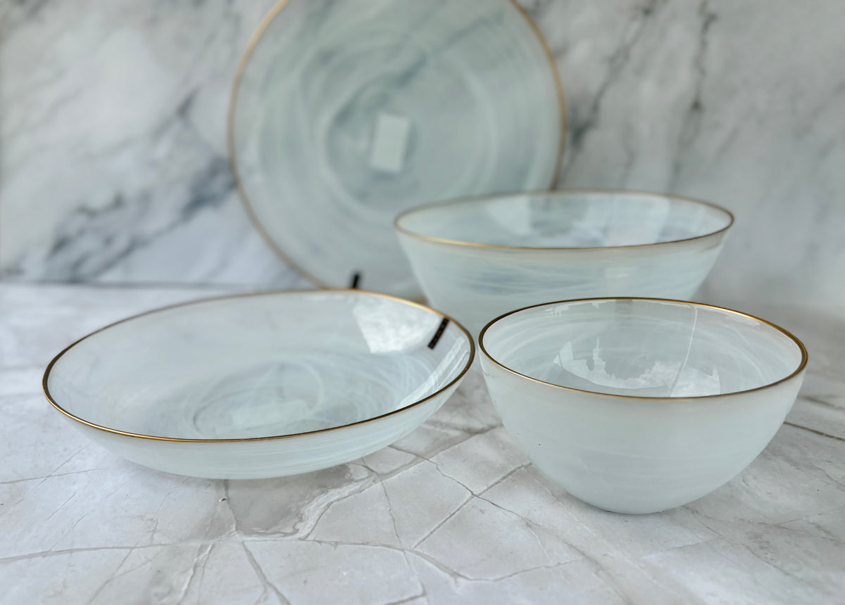 Ismay White Small Bowl