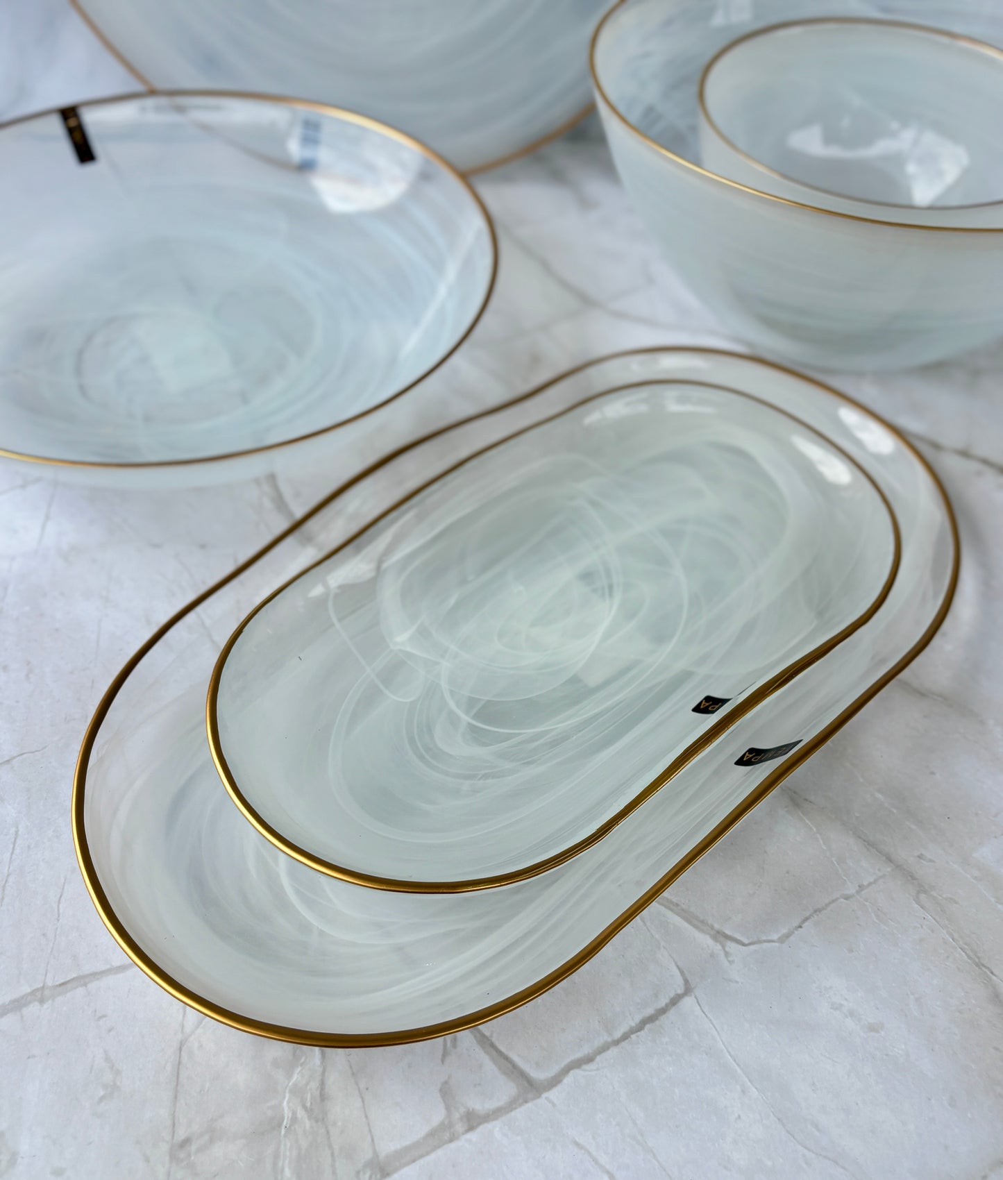 Ismay White Small Oblong Platter
