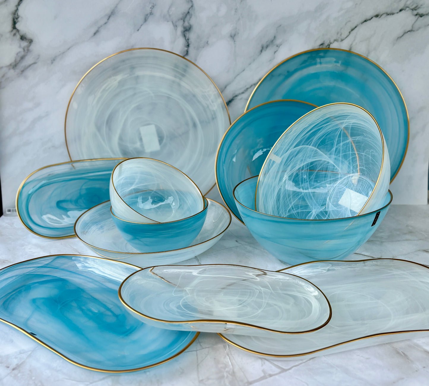 Ismay Blue Serving Bowl