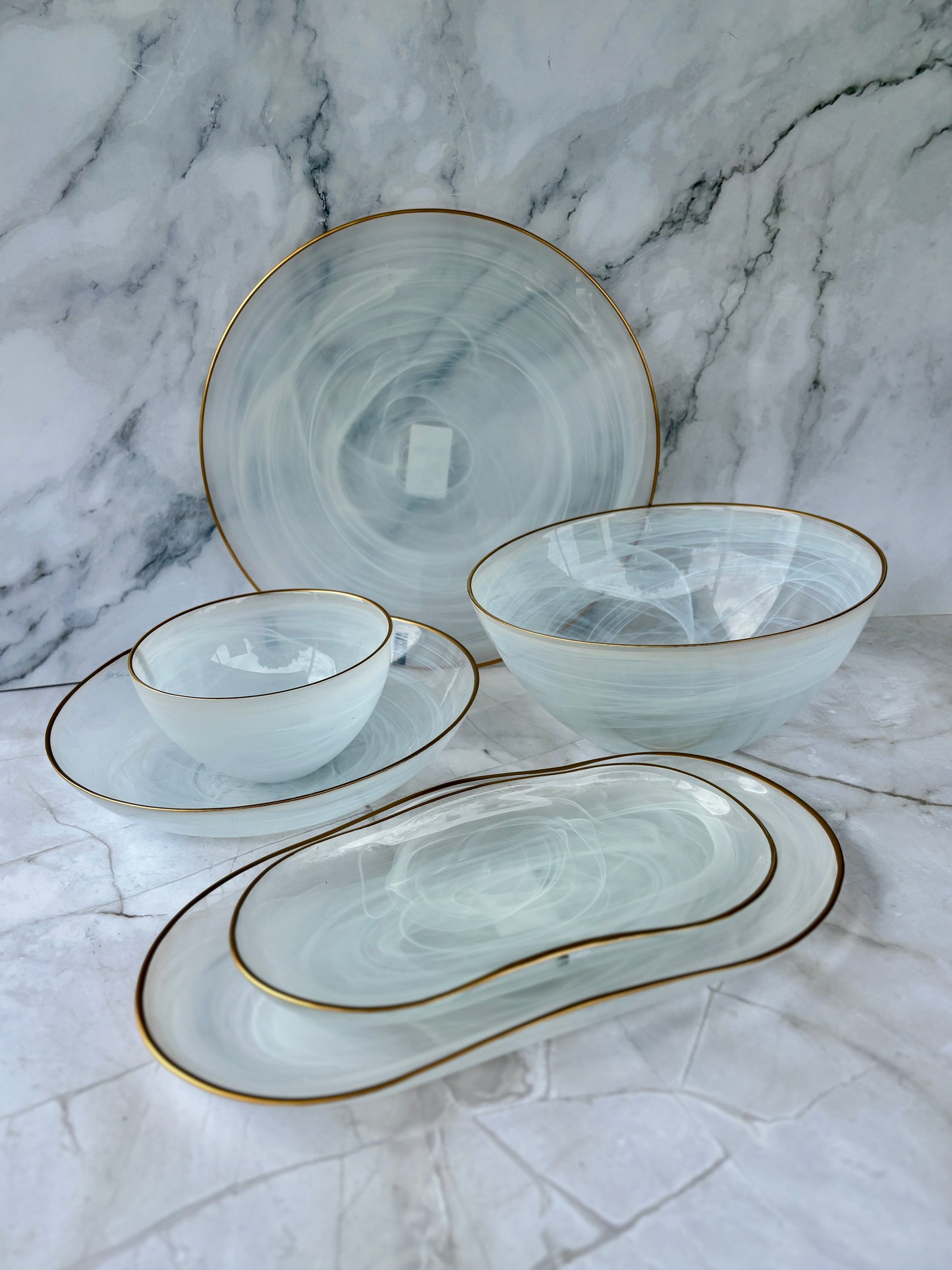 Ismay White Small Oblong Platter