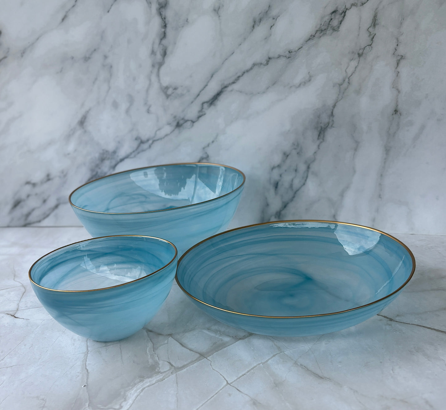 Ismay Blue Serving Bowl