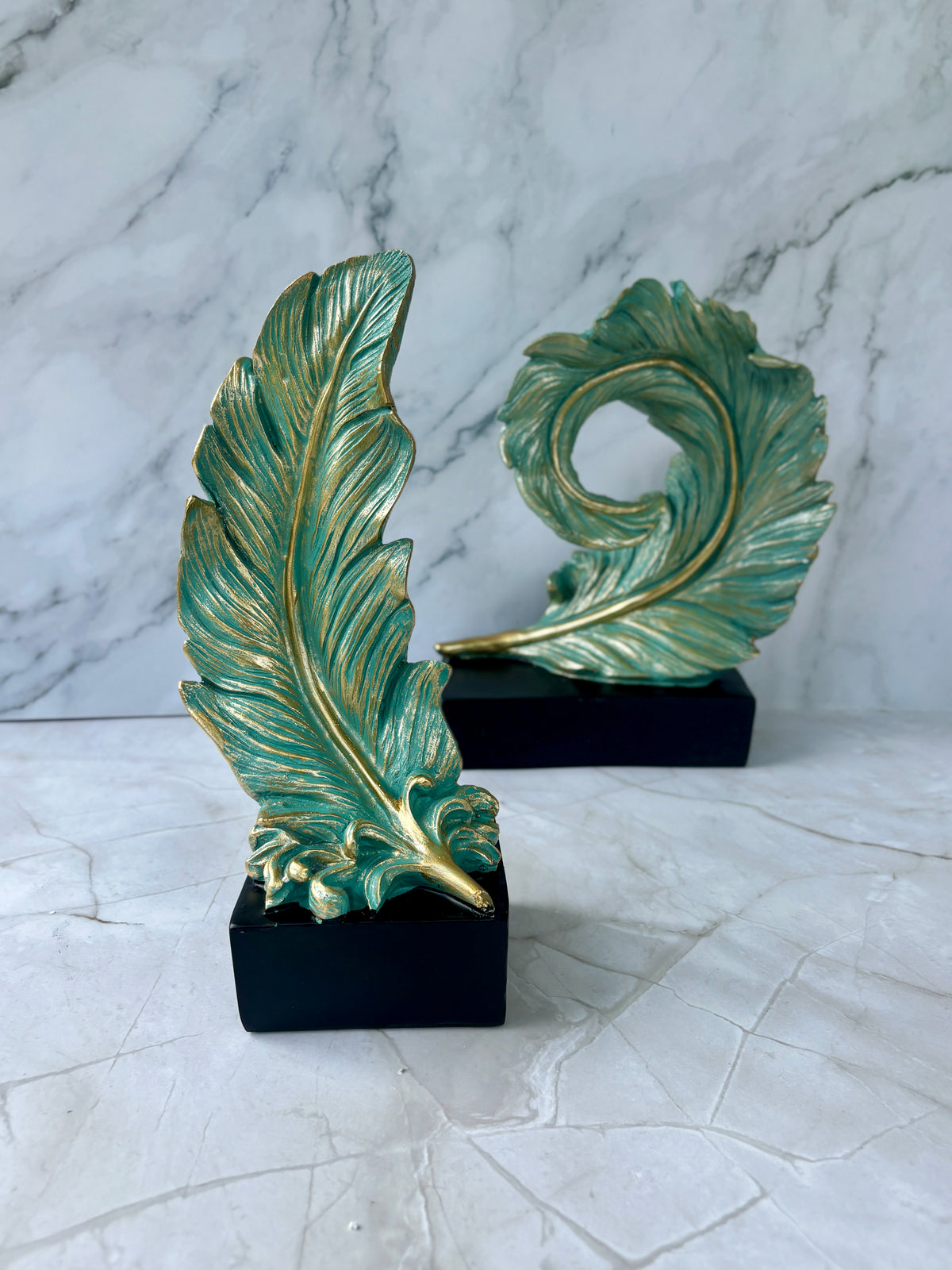 Upright Feather - Blue