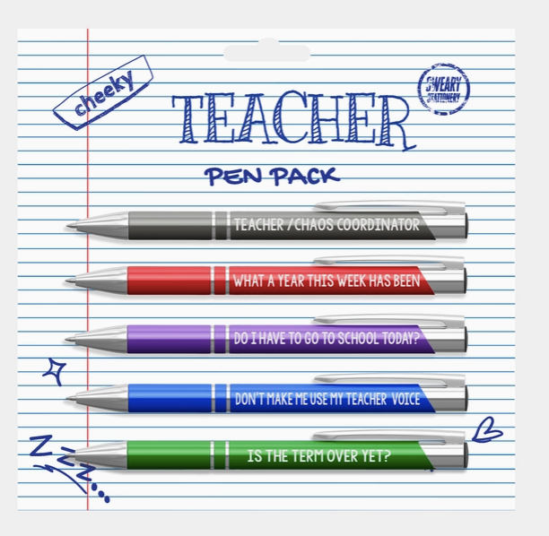 Pens - Cheeky Teacher Pen Pack