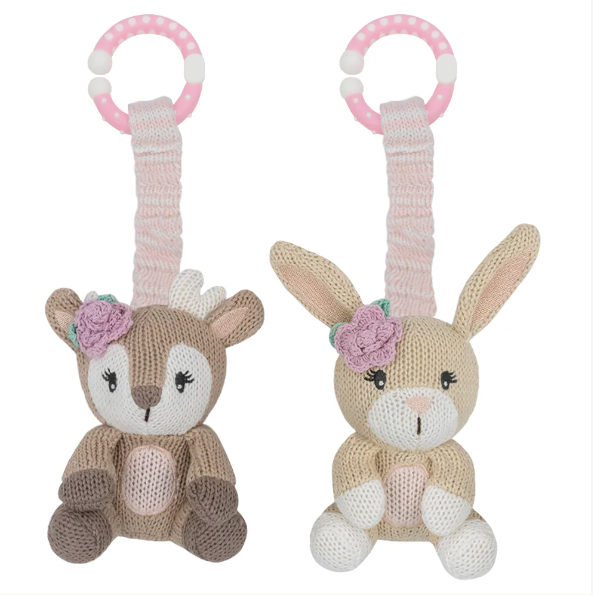 Fawn & Bunny Stroller toys 2pk