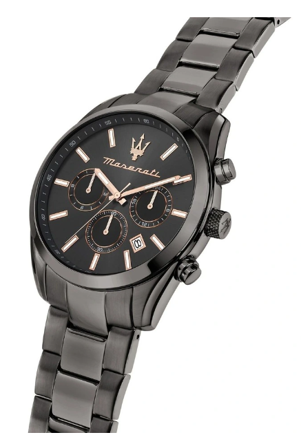 Maserati Attrazione 43mm Black Stainless Steel Watch