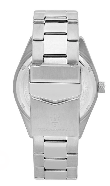 Maserati Competizione 43mm Silver Stainless Steel Watch