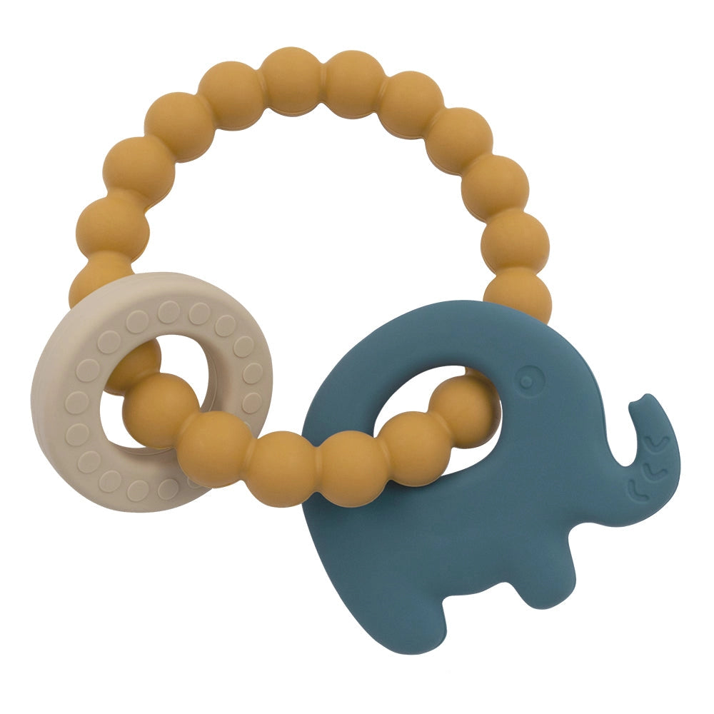 Silicone Elephant Teether - Assorted Colours