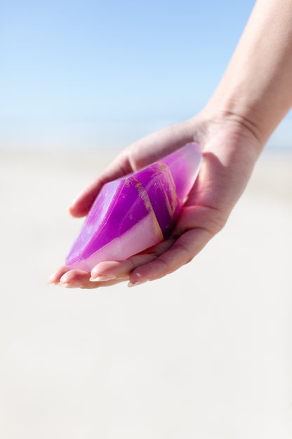 Summer Salt Crystal Soap - Amethyst