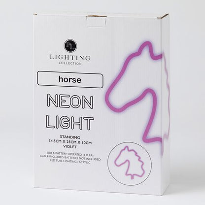 Horse Head Neon Light