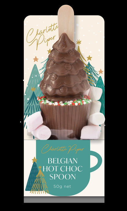 Hot Chocolate Sprinkle Tree Spoon