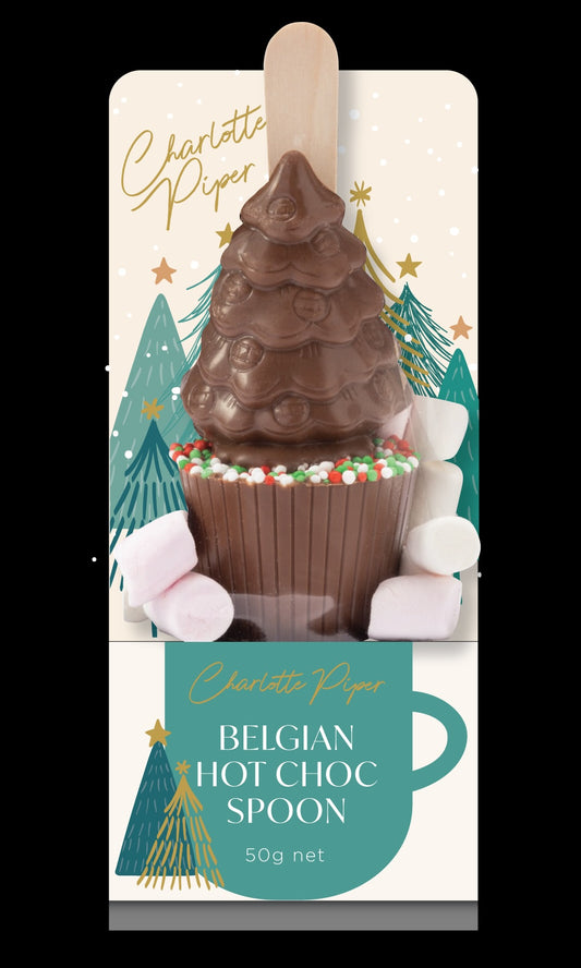 Hot Chocolate Sprinkle Tree Spoon