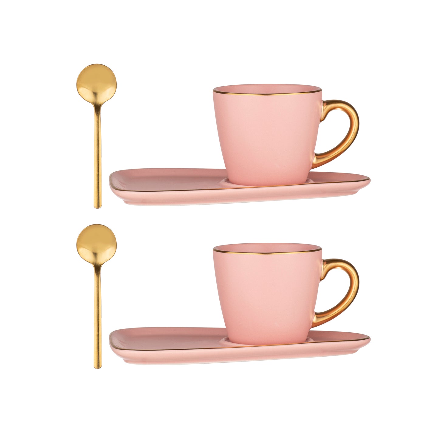 Asteria Pink 2pk Espresso Set