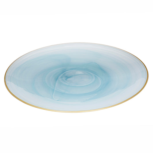 Ismay Blue Large Round Platter