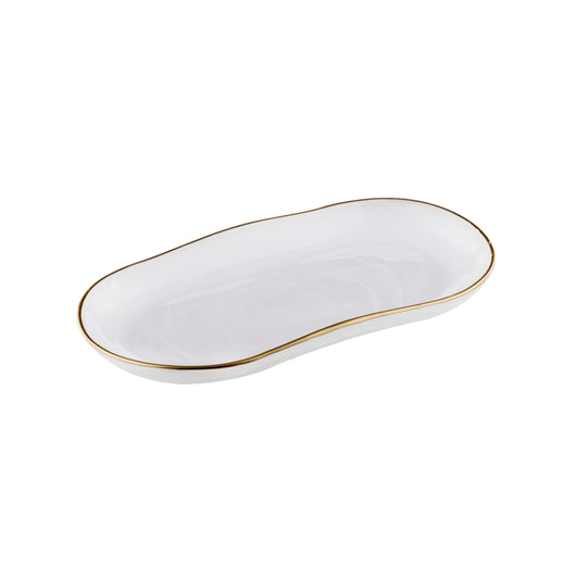 Ismay White Small Oblong Platter