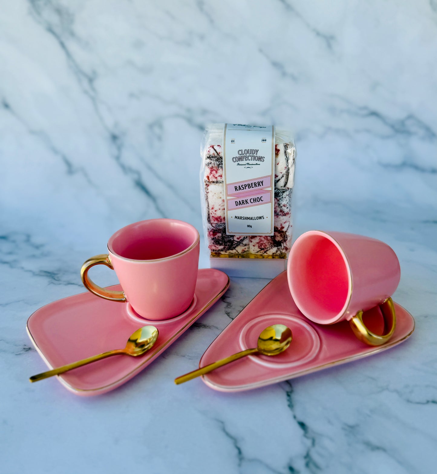 Marshmallow - Raspberry & Dark Chocolate