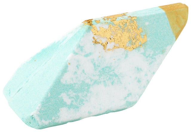 Summer Salt Crystal Bath Bomb - Aquamarine Lemongrass