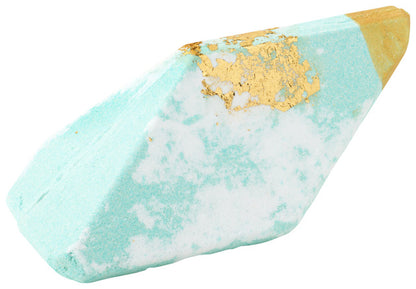 Summer Salt Crystal Bath Bomb - Aquamarine Lemongrass