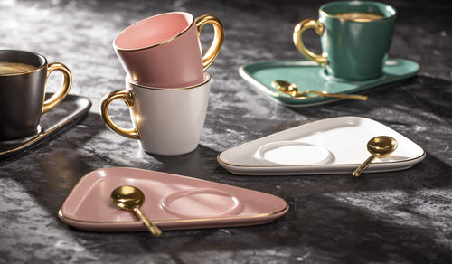 Asteria Pink 2pk Espresso Set