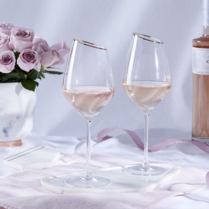 Elegance Stemmed Wine Glasses Set