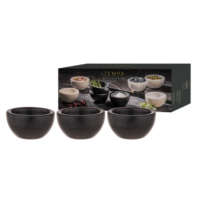 Emerson Black Mini Pinch Bowl Set