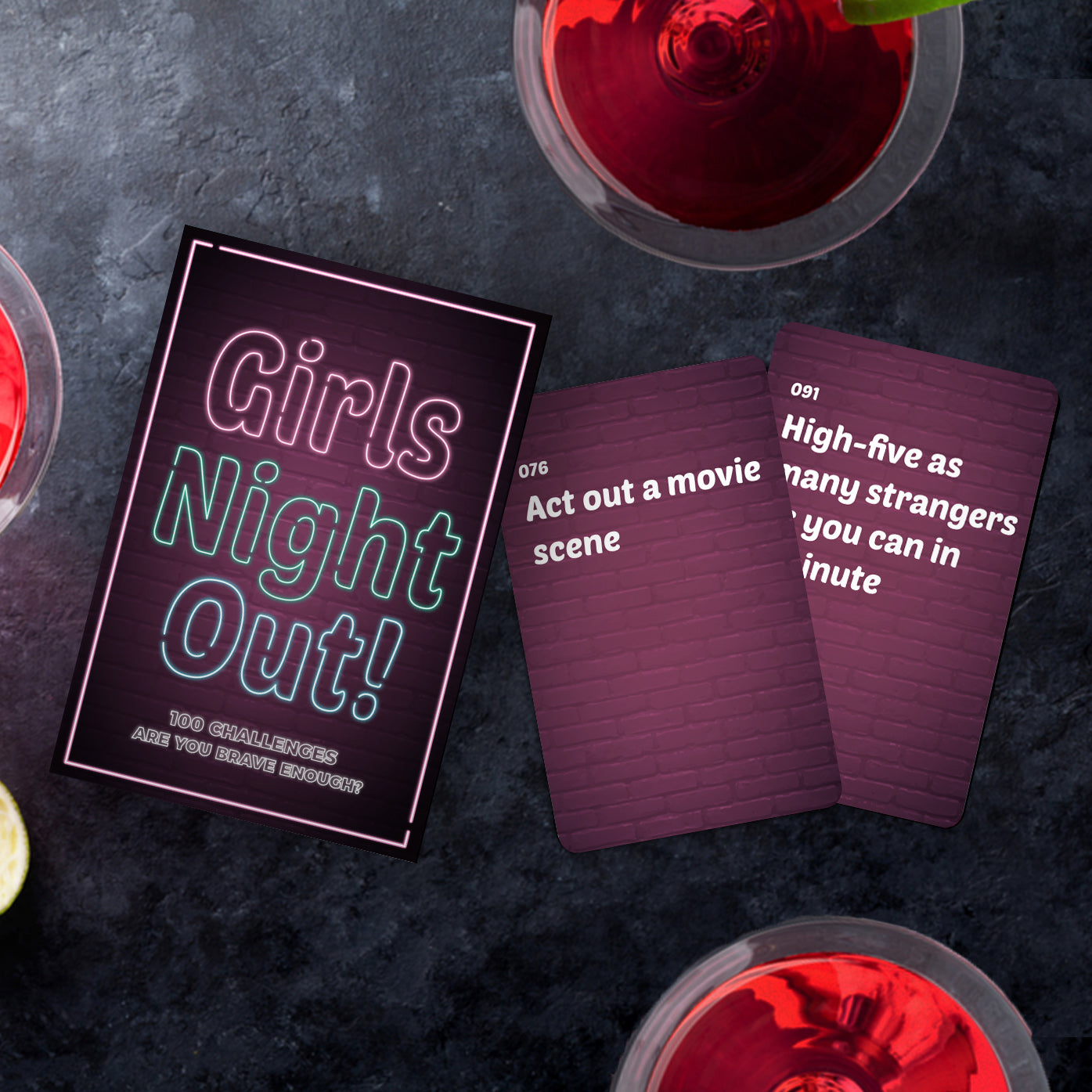 Girls Night Out Challenge Cards