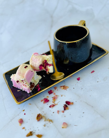 Rae Charcoal Mug Plate & Spoon Set