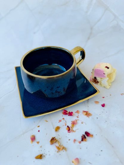 Rae Midnight Blue Cup & Saucer