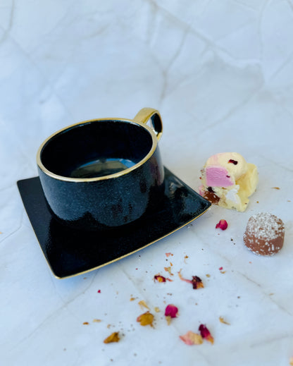 Rae Charcoal Cup & Saucer