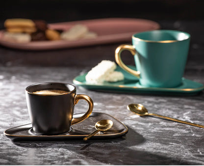 Asteria Teal 2pk Espresso Set