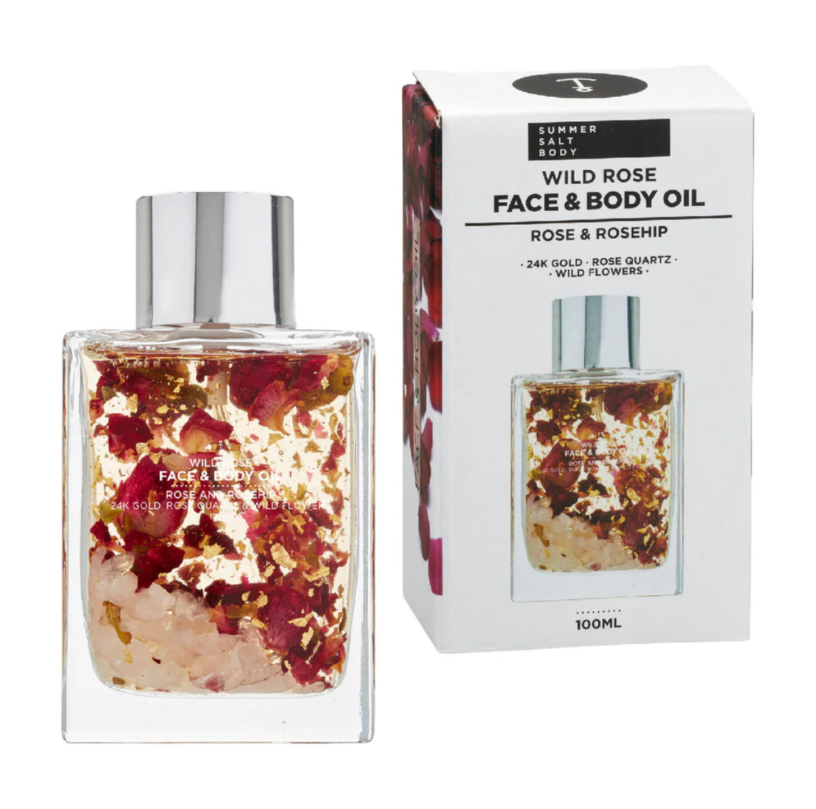 Summer Salt Face & Body Oil - Wild Rose