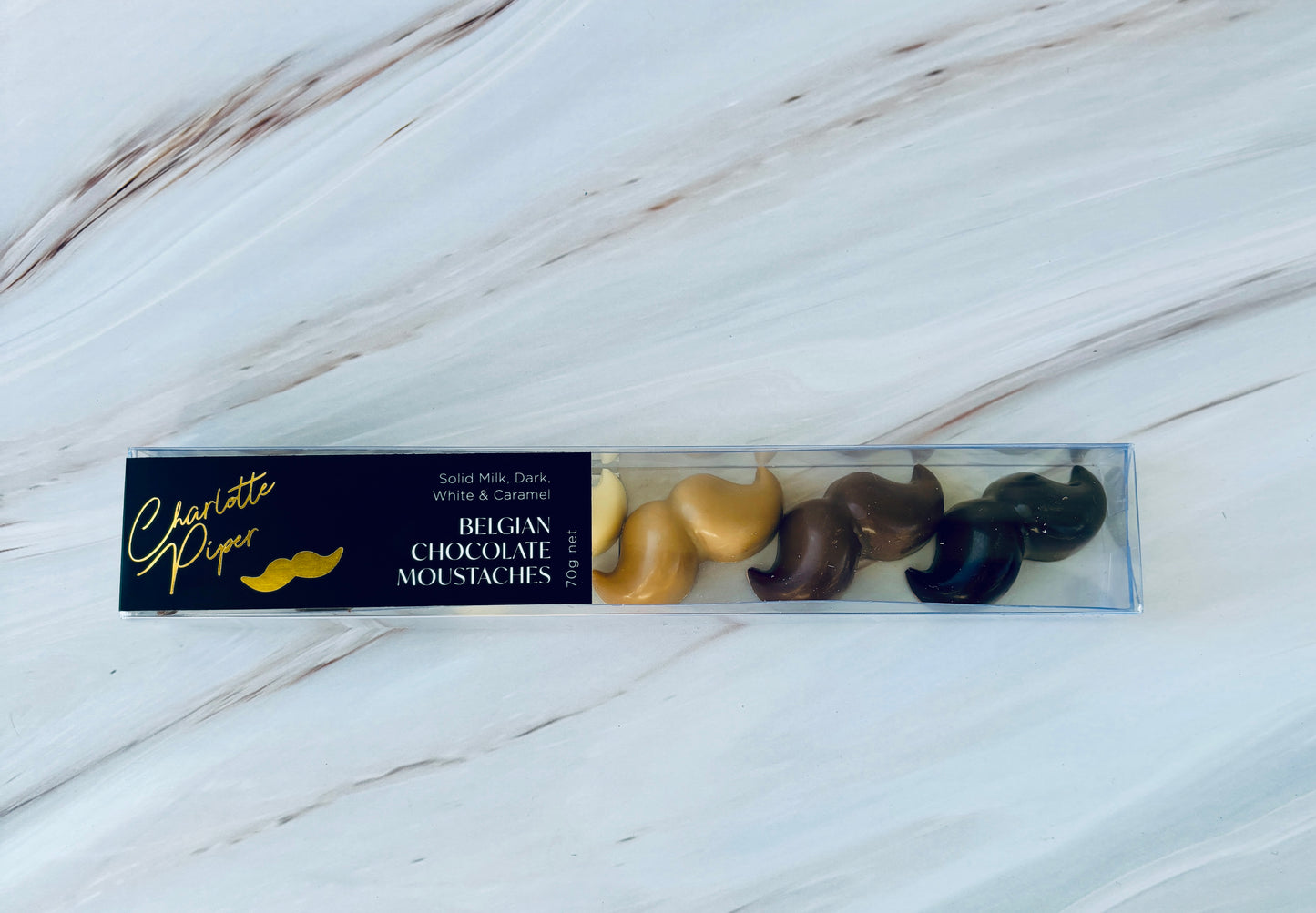 Belgian Chocolate Moustaches