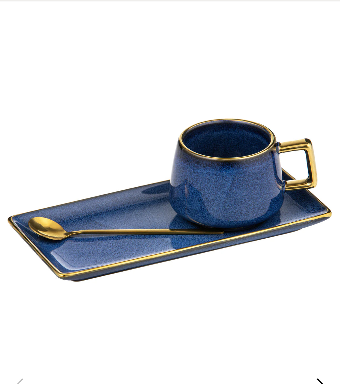 Rae Midnight Blue Mug Plate & Spoon Set