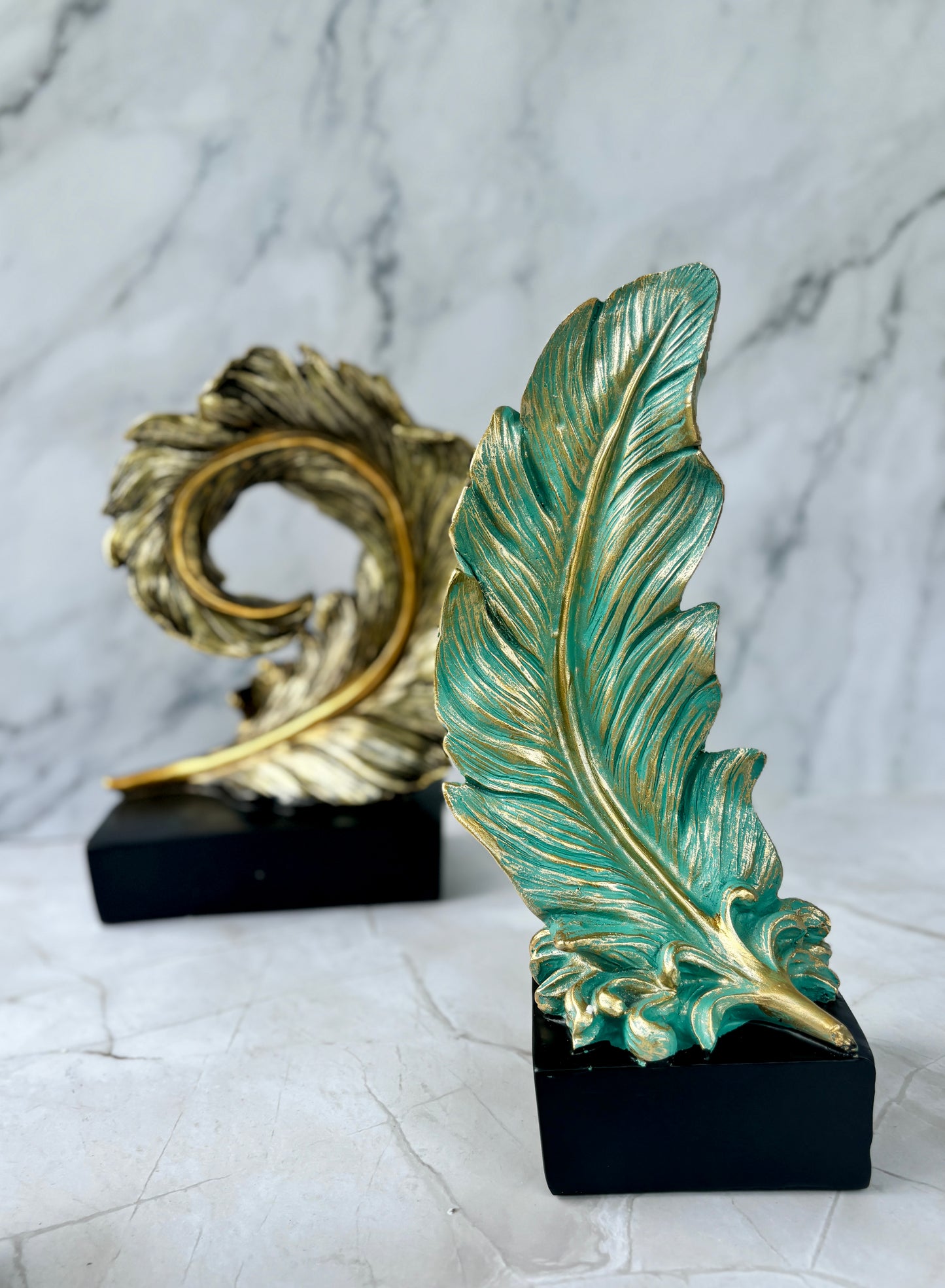 Upright Feather - Blue