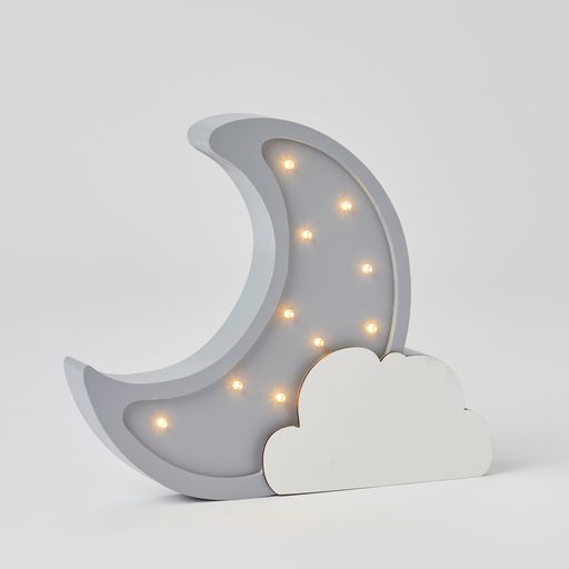 Moon Wooden Light