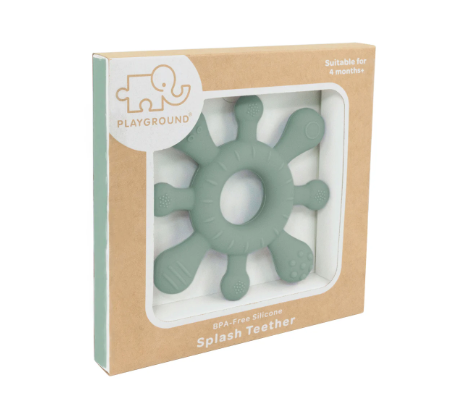 Silicone Splash Teether - Sage