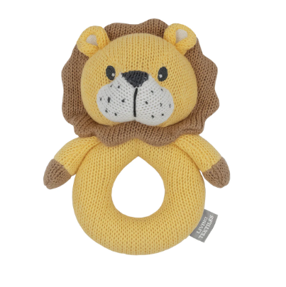 Leo The Lion Knitted Rattle