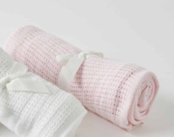 Cotton Cellular Blankets - Assorted Colours