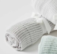 Cotton Cellular Blankets - Assorted Colours