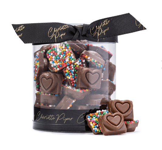 Tiny Hearts Milk Chocolate with Sprinkles 130g