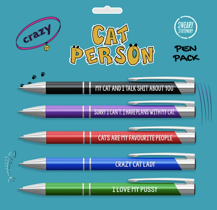 Pens - Crazy Cat Lady