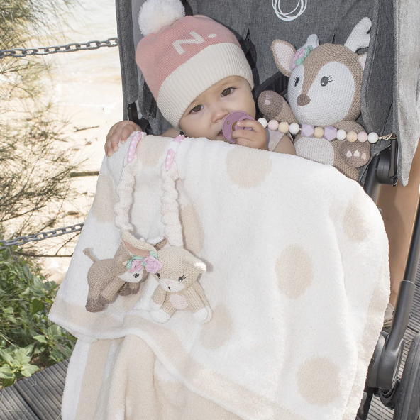 Fawn & Bunny Stroller toys 2pk