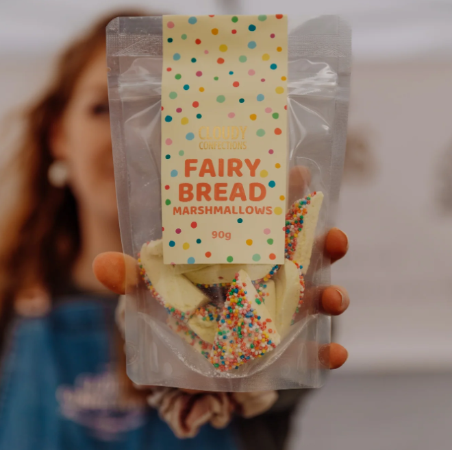 Marshmallows - Fairy Bread