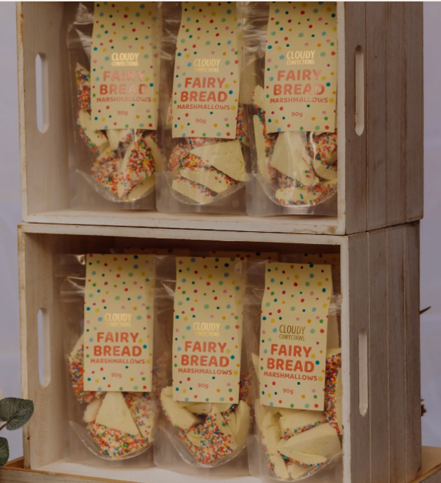 Marshmallows - Fairy Bread