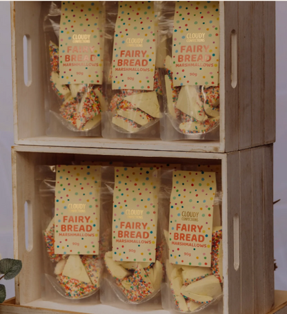 Marshmallows - Fairy Bread