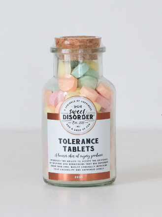Tolerance Tablets Jar
