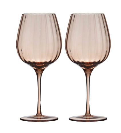 Sienna Blush 4pk Wine Glass