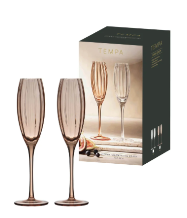 Sienna Blush 4pk Champagne Glass