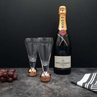 Stemless Champagne Glass Set