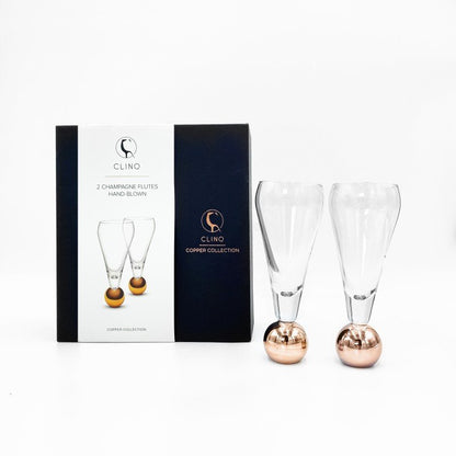 Stemless Champagne Glass Set